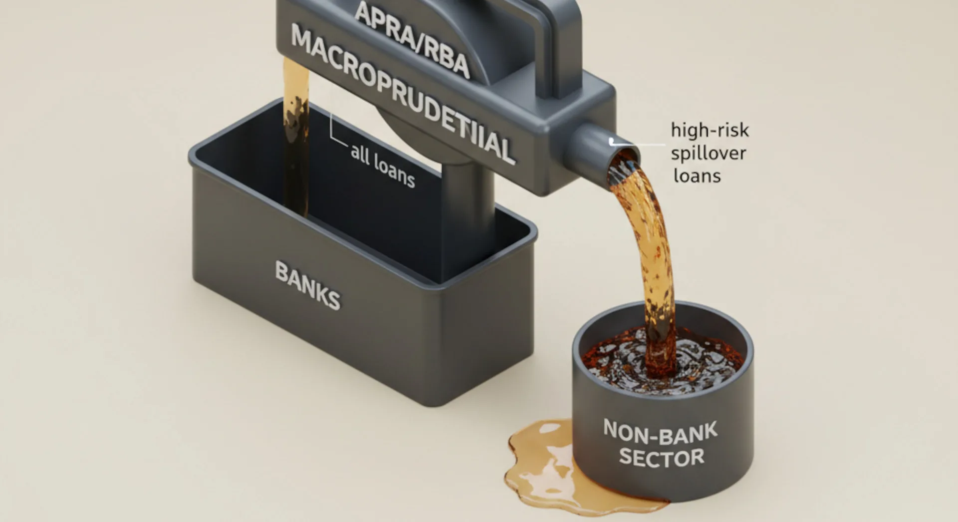 RBA-APRA Coordination Accelerates Regulatory Velocity Multiplier and Concentrates Risk in Non-Bank Sector