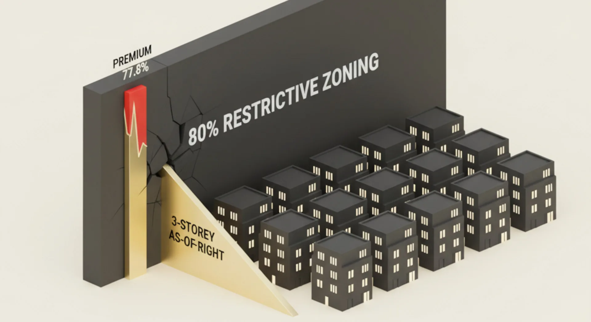 Grattan Leverages 77.8% Sydney Premium to Mandate ‘3-Storey As-of-Right’ Upzoning