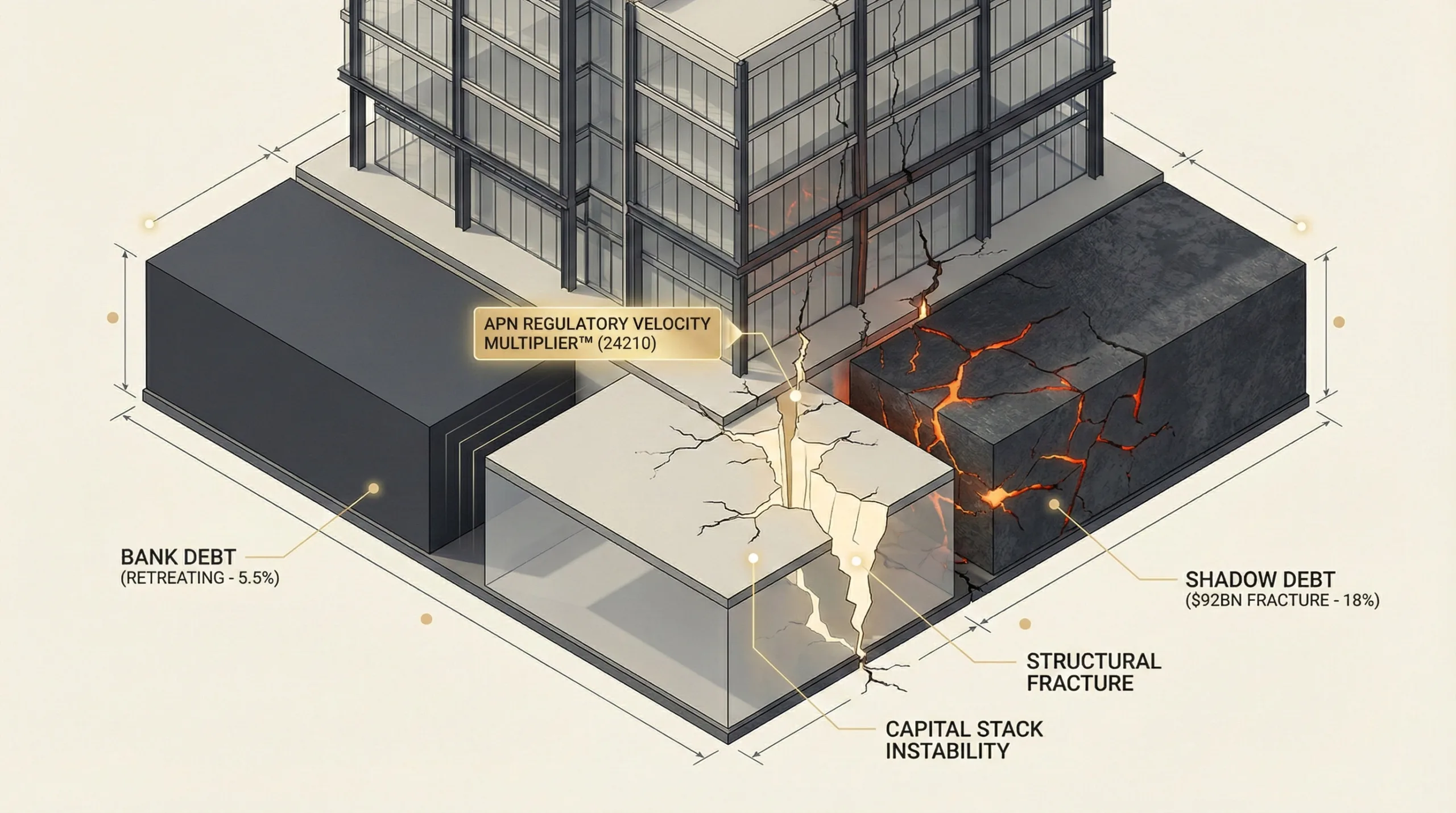 Structural Dominance Confirmed: Private Credit’s A$92bn Exposure to CRE is Permanent, Creating a ‘Non-Bank Debt Structural Adjustment’