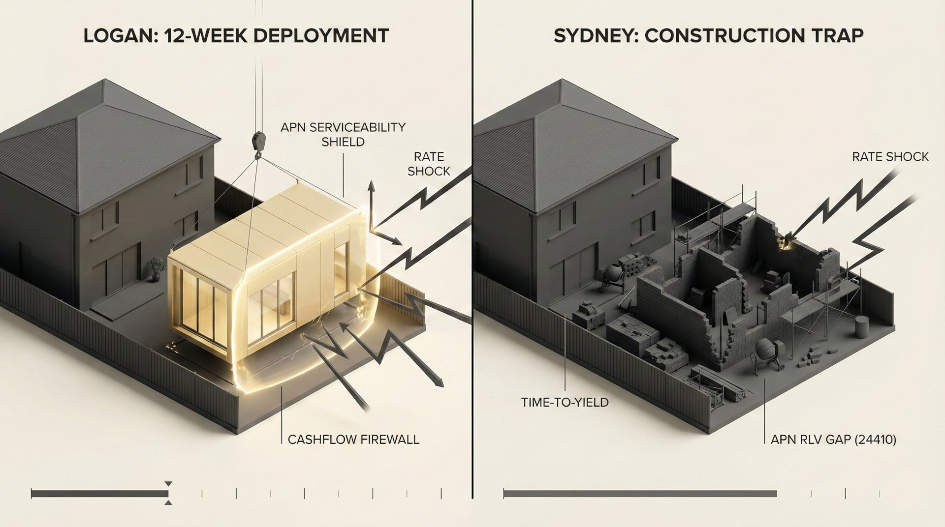 The Serviceability Shield: Logan’s 12-Week ‘Backyard Pivot’ Validated as a Rapid Response Mechanism to Material RBA Rate Adjustments