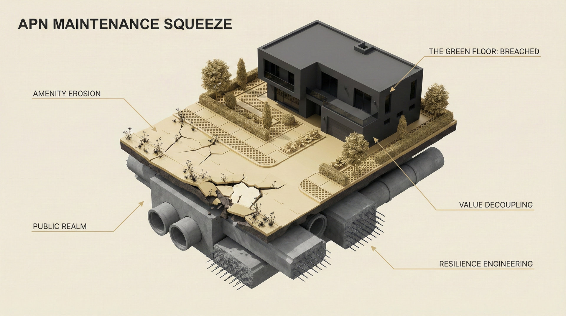 The Municipal Maintenance Constraint: The Impact of Deprioritised Streetscape Amenity on Prestige Property Valuations