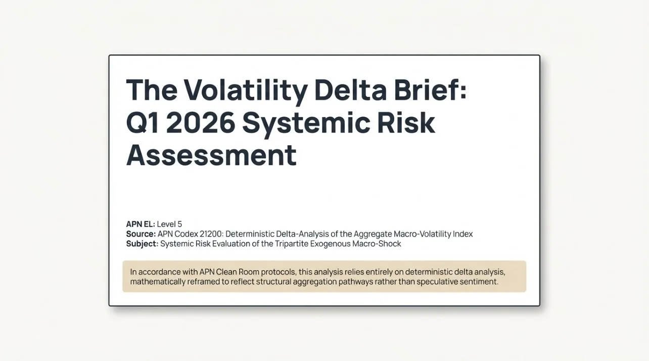 The Volatility Delta Brief: Q1 2026 Systemic Risk Assessment