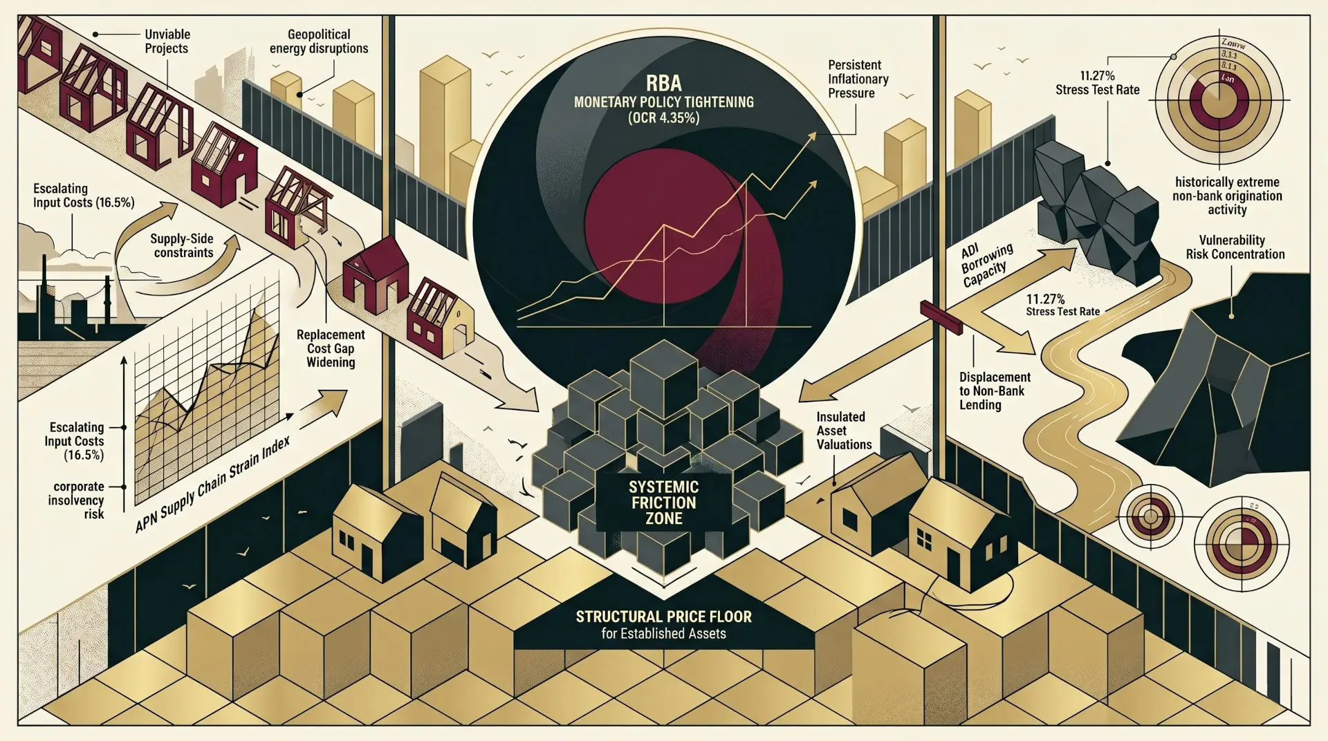 Monetary Policy Tightening Converges with Supply-Side Constraints, Elevating Systemic Friction
