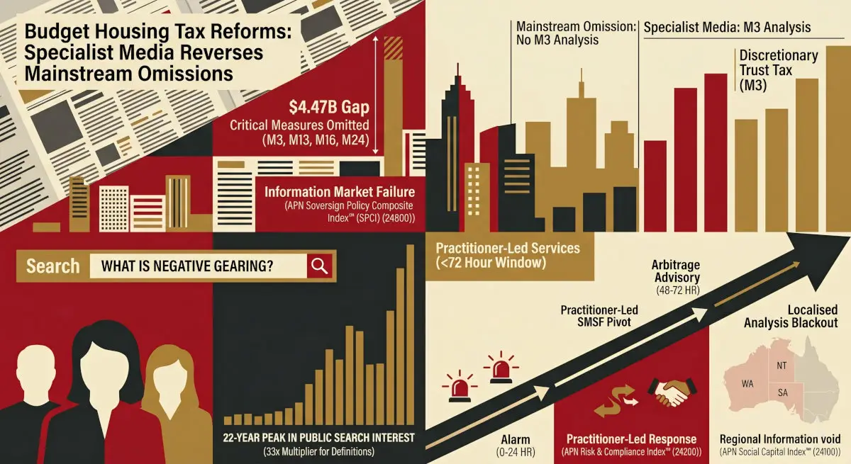Budget Housing Tax Reforms: Specialist Media Reverses Mainstream Omissions, Exposing Information Market Failure