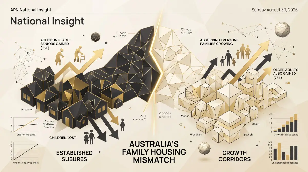 Australia’s Family Housing Is in the Wrong Place — and Getting More So