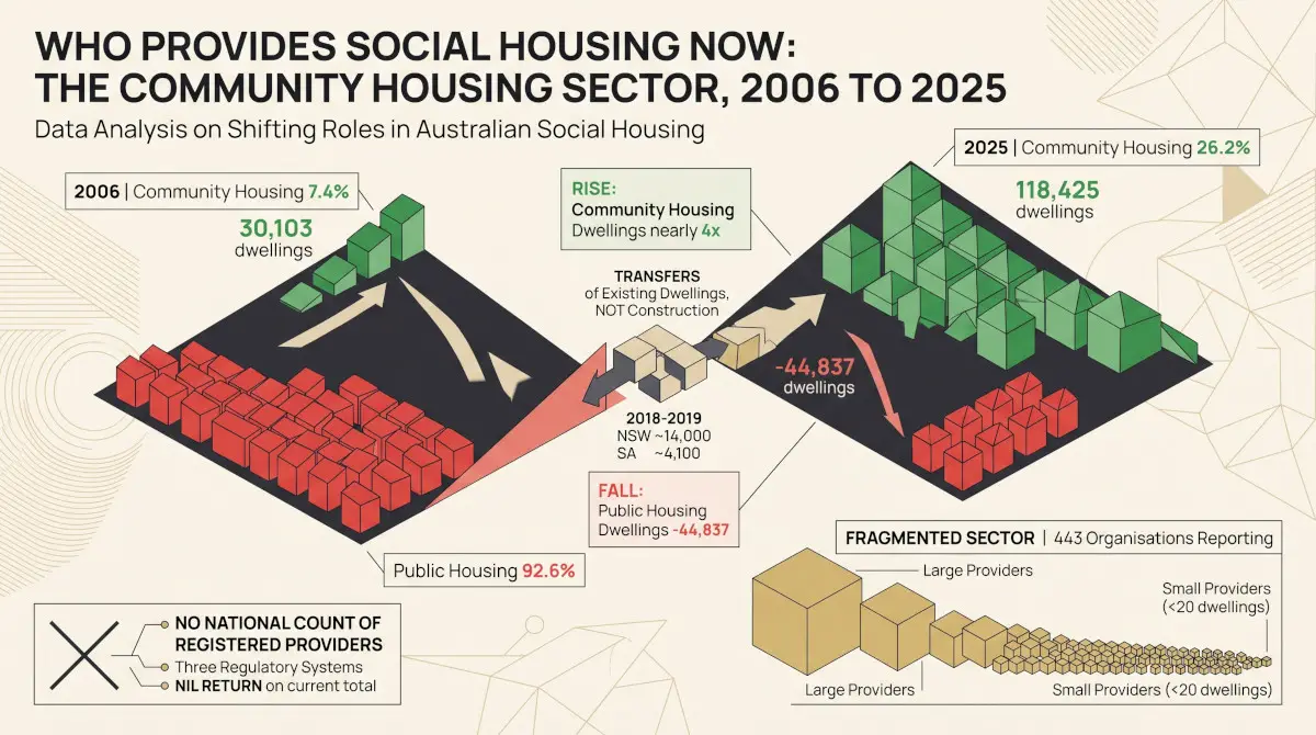 Who Provides Social Housing Now: The Community Housing Sector, 2006 to 2025