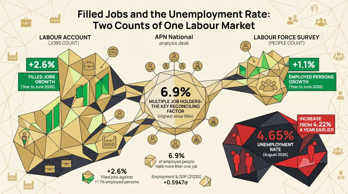 Filled Jobs and the Unemployment Rate: Two Counts of One Labour Market
