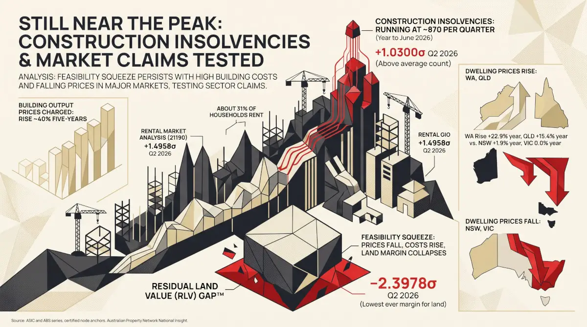 Still Near the Peak: Construction Insolvencies and Mirvac’s Market Claims Tested